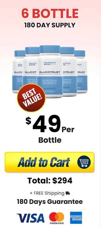 Buy 6 bottles of GlucoTrust and get the best discount