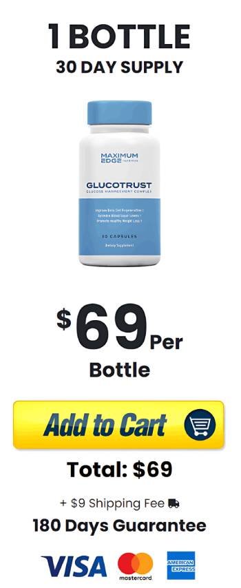 GlucoTrust 1 bottle price